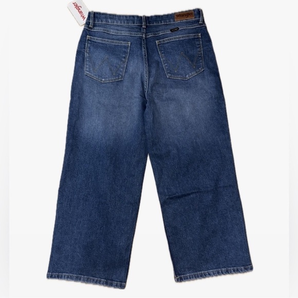 Wrangler Women's High Rise Loose Straight Crop Casual Jeans NWT Size 10/30 - Picture 7 of 10